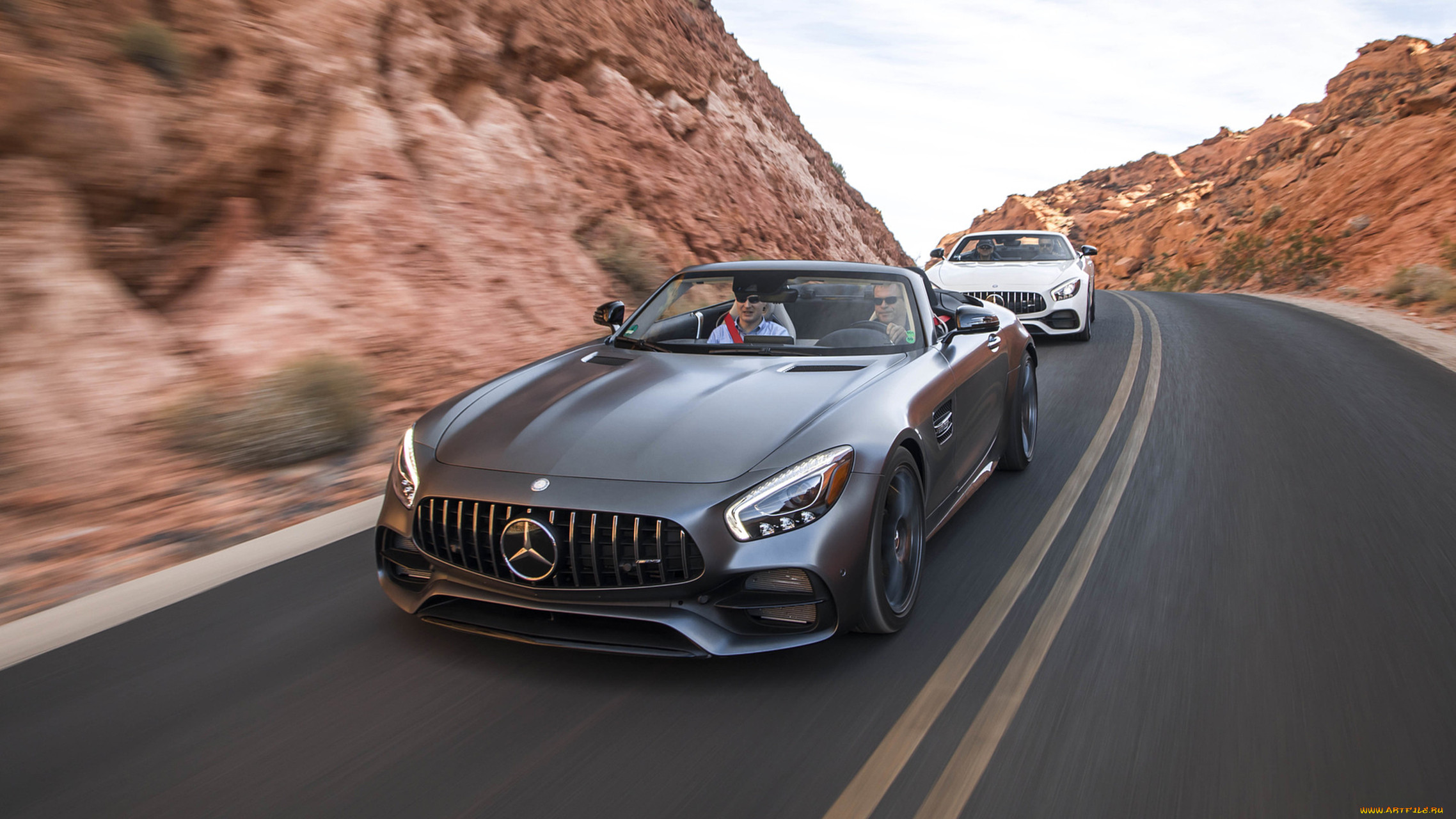 mercedes-benz amg-gt and gt-c roadsters 2018, , mercedes-benz, amg-gt, gt-c, roadsters, 2018